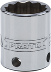 Proto® Tether-Ready 3/8" Drive Socket 3/4" - 12 Point - Apex Tool & Supply