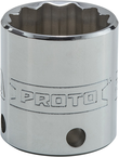 Proto® Tether-Ready 3/8" Drive Socket 24 mm - 12 Point - Apex Tool & Supply