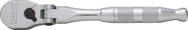 Proto® 1/4" Drive Flex Head Precision 90 Pear Head Ratchet Long 9"- Full Polish - Apex Tool & Supply