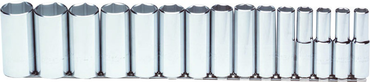 Proto® 1/2" Drive 15 Piece Deep Socket Set - 6 Point - Apex Tool & Supply