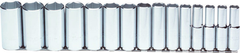 Proto® 1/2" Drive 15 Piece Deep Socket Set - 6 Point - Apex Tool & Supply