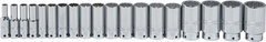 Proto® Tether-Ready 1/2" Drive 19 Piece Deep Socket Set - 12 Point - Apex Tool & Supply