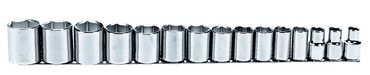 Proto® 1/2" Drive 15 Piece Socket Set - 6 Point - Apex Tool & Supply