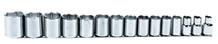 Proto® 1/2" Drive 15 Piece Socket Set - 6 Point - Apex Tool & Supply