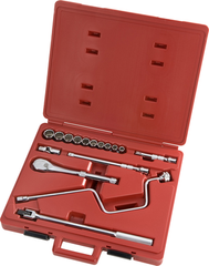 Proto® 1/2" Drive 16 Piece Socket Set - 12 Point - Apex Tool & Supply