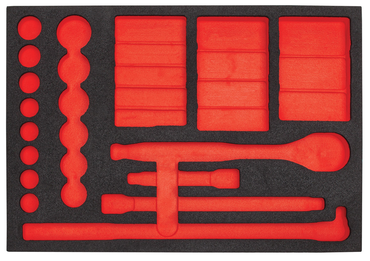 Proto® Foam Tray for Tool Set J54126 w/ Precision 90 Ratchet- 12 Point - 11x16" - Apex Tool & Supply