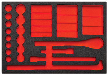 Proto® Foam Tray for Tool Set J54126XL with Premium Pear Head Ratchet- 11x16" - Apex Tool & Supply