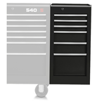 Proto® 440SS Side Cabinet - 6 Drawer, Black - Apex Tool & Supply