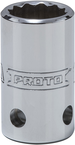Proto® Tether-Ready 1/2" Drive Socket 15 mm - 12 Point - Apex Tool & Supply