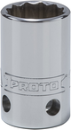 Proto® Tether-Ready 1/2" Drive Socket 17 mm - 12 Point - Apex Tool & Supply