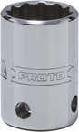 Proto® Tether-Ready 1/2" Drive Socket 19 mm - 12 Point - Apex Tool & Supply