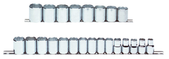 Proto® 1/2" Drive 23 Piece Metric Socket Set - 6 Point - Apex Tool & Supply