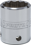 Proto® Tether-Ready 1/2" Drive Socket 23 mm - 12 Point - Apex Tool & Supply
