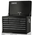 Proto® 440SS 27" Top Chest with Drop Front - 12 Drawer, Black - Apex Tool & Supply