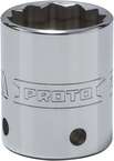 Proto® Tether-Ready 1/2" Drive Socket 27 mm - 12 Point - Apex Tool & Supply