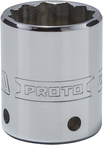 Proto® Tether-Ready 1/2" Drive Socket 28 mm - 12 Point - Apex Tool & Supply