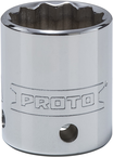 Proto® Tether-Ready 1/2" Drive Socket 1" - 12 Point - Apex Tool & Supply