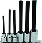 Proto® 1/2" Drive 6 Piece Extra Long Hex Bit Set - Apex Tool & Supply