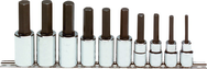 Proto® 1/2" Drive 10 Piece Metric Hex Bit Set - Apex Tool & Supply