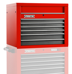 Proto® 550S 34" Top Chest - 6 Drawer, Gloss Red - Apex Tool & Supply