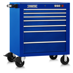 Proto® 550S 34" Roller Cabinet - 7 Drawer, Gloss Blue - Apex Tool & Supply