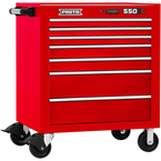 Proto® 550S 34" Roller Cabinet - 7 Drawer, Gloss Red - Apex Tool & Supply