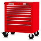 Proto® 550S 34" Roller Cabinet - 8 Drawer, Gloss Red - Apex Tool & Supply