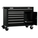 Proto® 550S 50" Workstation - 7 Drawer & 1 Shelf, Gloss Black - Apex Tool & Supply