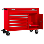 Proto® 550S 50" Workstation - 7 Drawer & 1 Shelf, Gloss Red - Apex Tool & Supply