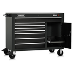 Proto® 550S 50" Workstation - 8 Drawer & 1 Shelf, Gloss Black - Apex Tool & Supply