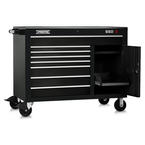 Proto® 550S 50" Workstation - 8 Drawer & 2 Shelves, Gloss Black - Apex Tool & Supply