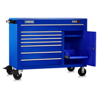 Proto® 550S 50" Workstation - 8 Drawer & 2 Shelves, Gloss Blue - Apex Tool & Supply