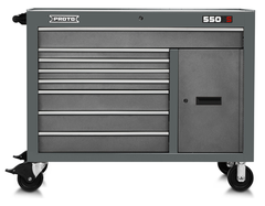 Proto® 550S 50" Workstation - 8 Drawer & 1 Shelf, Dual Gray - Apex Tool & Supply