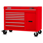 Proto® 550S 50" Workstation - 8 Drawer & 2 Shelves, Gloss Red - Apex Tool & Supply