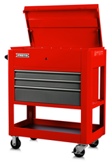 Proto® Heavy Duty Utility Cart- 3 Drawer Red - Apex Tool & Supply