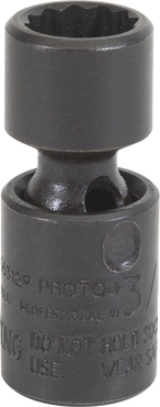 Proto® 1/4" Drive Universal Impact Socket 7/16" - 12 Point - Apex Tool & Supply