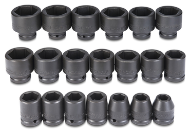 Proto® 3/4" Drive 20 Piece Impact Socket Set - 6 Point - Apex Tool & Supply