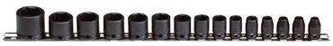 Proto® 3/8" Drive 15 Piece Impact Socket Set - 6 Point - Apex Tool & Supply