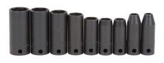 Proto® 3/8" Drive 9 Piece Thin Wall Deep Impact Socket Set - 6 Point - Apex Tool & Supply