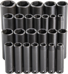 Proto® 3/8" Drive 25 Piece  Deep Impact Socket Set - 6 Point - Apex Tool & Supply