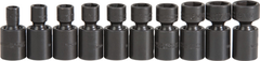 Proto® 3/8" Drive 10 Piece Metric Universal Impact Socket Set - 6 Point - Apex Tool & Supply
