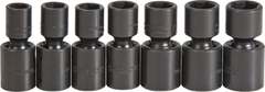 Proto® 1/2" Drive 7 Piece Metric Universal Impact Socket Set - 6 Point - Apex Tool & Supply