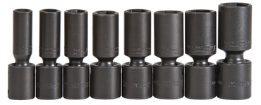 Proto® 1/2" Drive 8 Piece Deep Universal Impact Socket Set - 6 Point - Apex Tool & Supply
