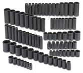 Proto® 1/4, 3/8, & 1/2"  86 Piece Impact Socket Set - 6 Point - Apex Tool & Supply