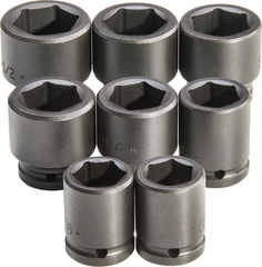 Proto® 3/4" Drive 8 Piece Impact Socket Set - 6 Point - Apex Tool & Supply