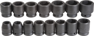 Proto® 3/4" Drive 15 Piece Impact Socket Set - 6 Point - Apex Tool & Supply