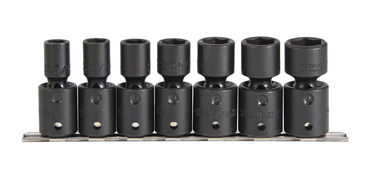 Proto® 1/2" Drive 7 Piece Deep Universal Impact Socket Set - 6 Point - Apex Tool & Supply