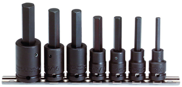 Proto® 1/2" Drive 7 Piece Hex Bit Impact Socket Set - Apex Tool & Supply