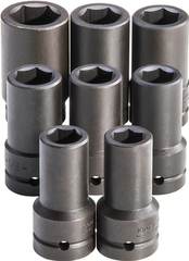 Proto® 1" Drive 8 Piece Deep Impact Socket Set - 6 Point - Apex Tool & Supply