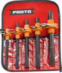 Proto® Tether-Ready 5 Piece Cold Chisel Set - Apex Tool & Supply